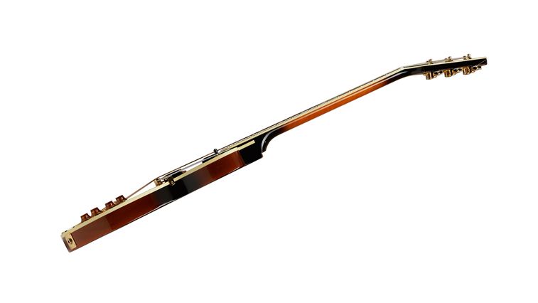 The thinline body gives ES-style comfort alongside a jazzier archtop tone