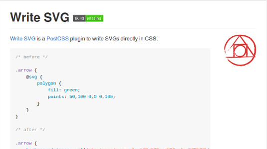 Write SVGs directly in CSS