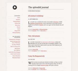 Master web typography: Simon Collison's site