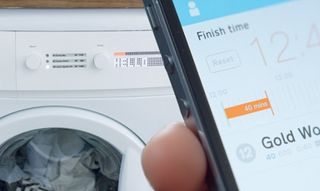 Berg's Cloudwash prototype enables a user to control all aspects of a washing machine from their smartphone