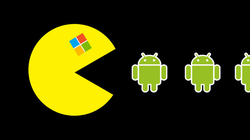 Microsoft eating Android