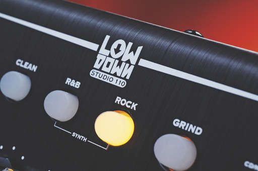 The amp settings are straightforward