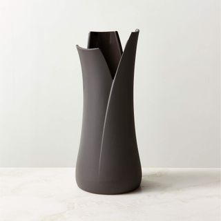 Kos Charcoal Grey Porcelain Vase