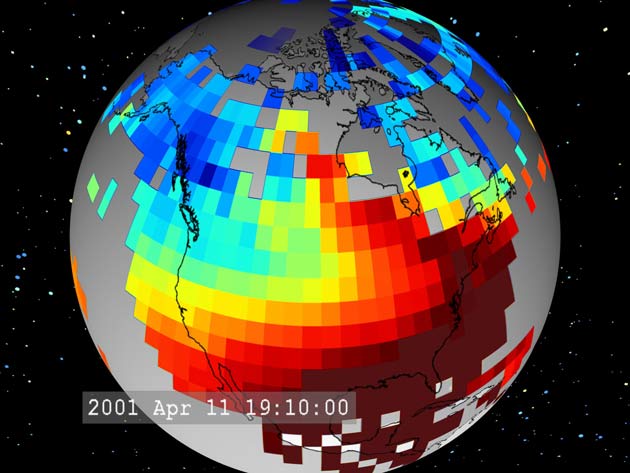 Way-Out Weather: Cold Fronts in Space