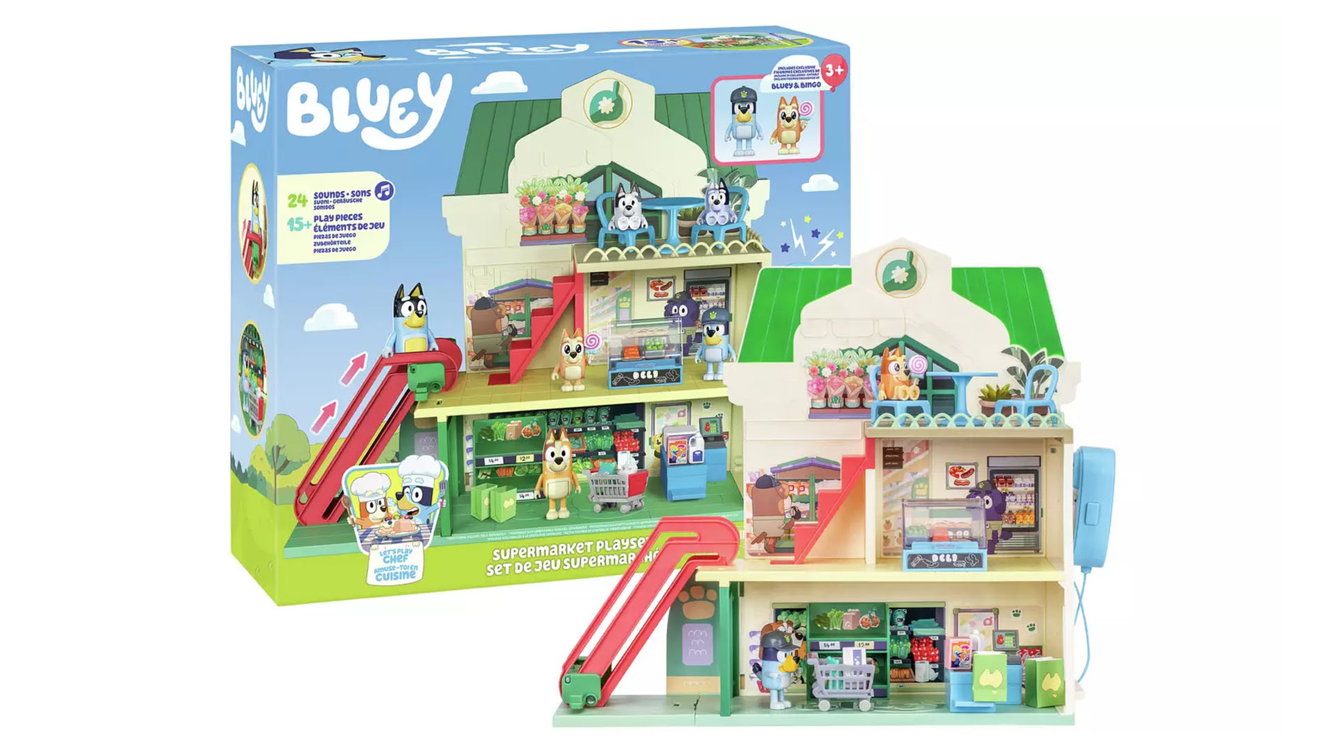 An image of the Bluey Supermarket toy.