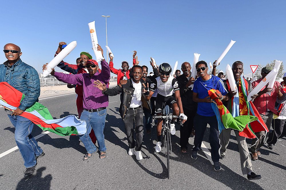 Eritrea supporters mob Mekseb Debesay