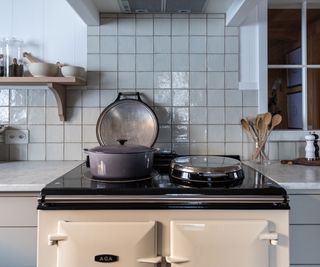 neutral kitchen in Swiss chalet by Sims Hilditch