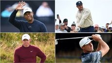 Tiger Woods, Bryson DeChambeau, Rory McIlroy and Ludvig Aberg