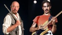 LEFT: Ian Anderson photographed in London, on July 1, 2013. RIGHT: Frank Zappa performs live on stage at Ahoy' Rotterdam, Netherlands, 16th September 1984.