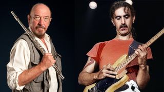 LEFT: Ian Anderson photographed in London, on July 1, 2013. RIGHT: Frank Zappa performs live on stage at Ahoy' Rotterdam, Netherlands, 16th September 1984.