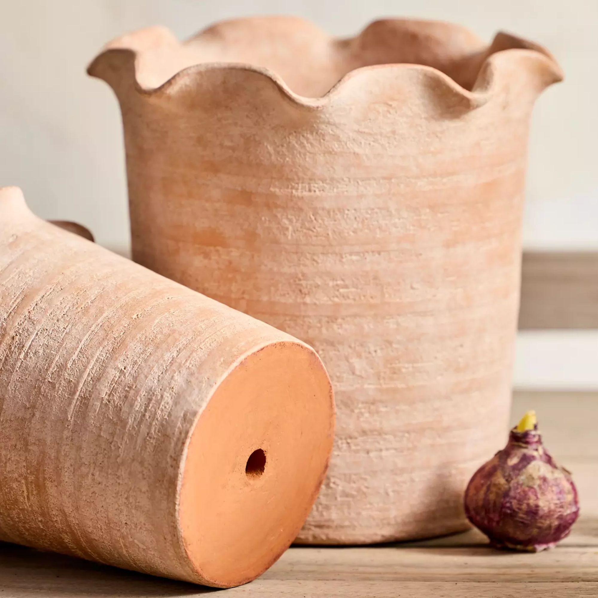 Pie dish terracotta plant pot