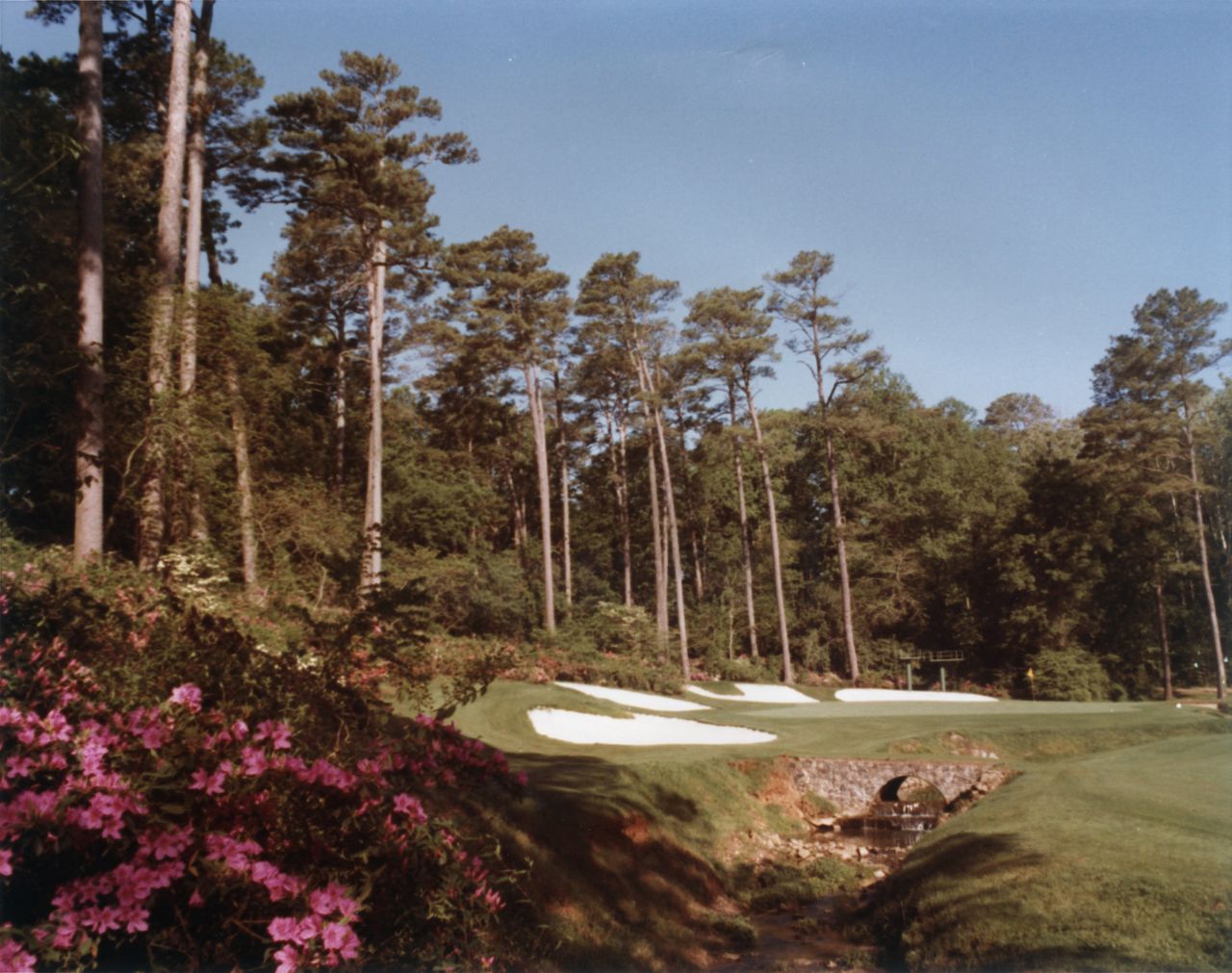 General View Of The 13th Hole In 1978