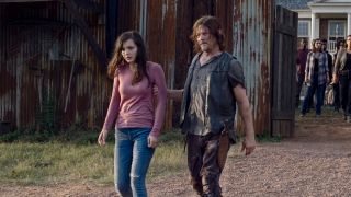 Daryl and Lydia in The Walking Dead.