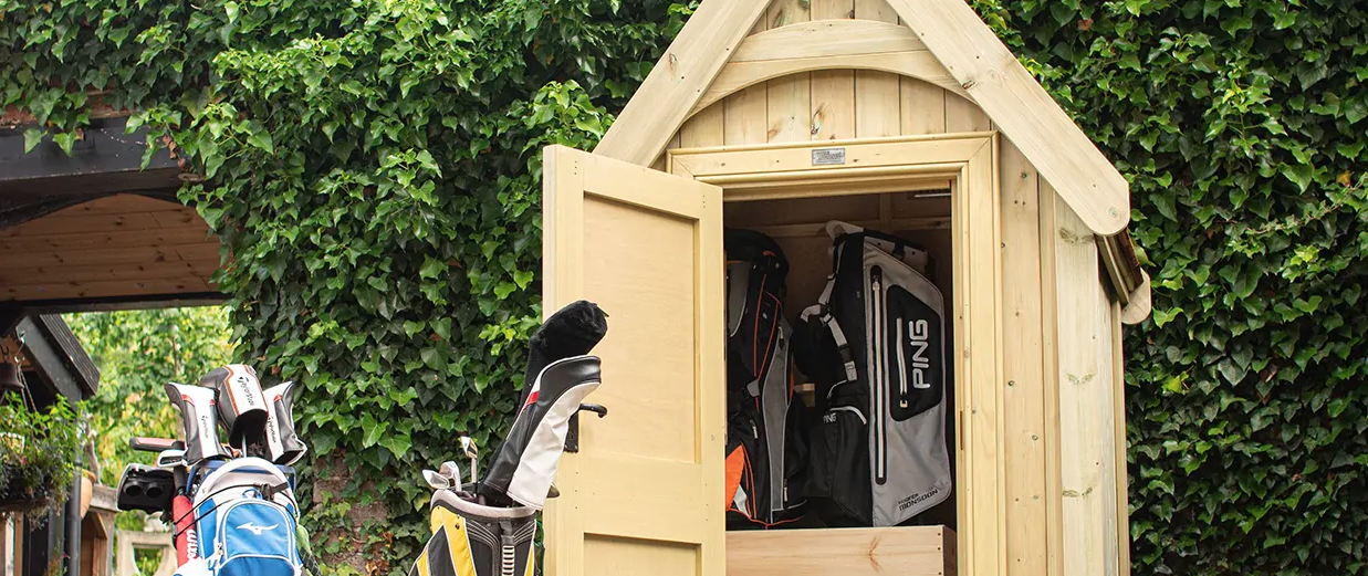 The Posh Shed Company has a new storage solution for golfers – yes, it ...