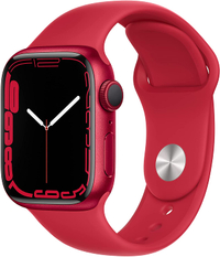 Apple Watch Series 7 GPS 41mm (Red): was $399, now $379.99 at Amazon
