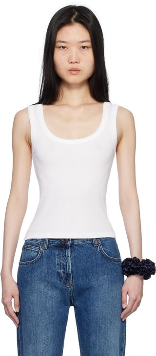 White Hillie Tank Top