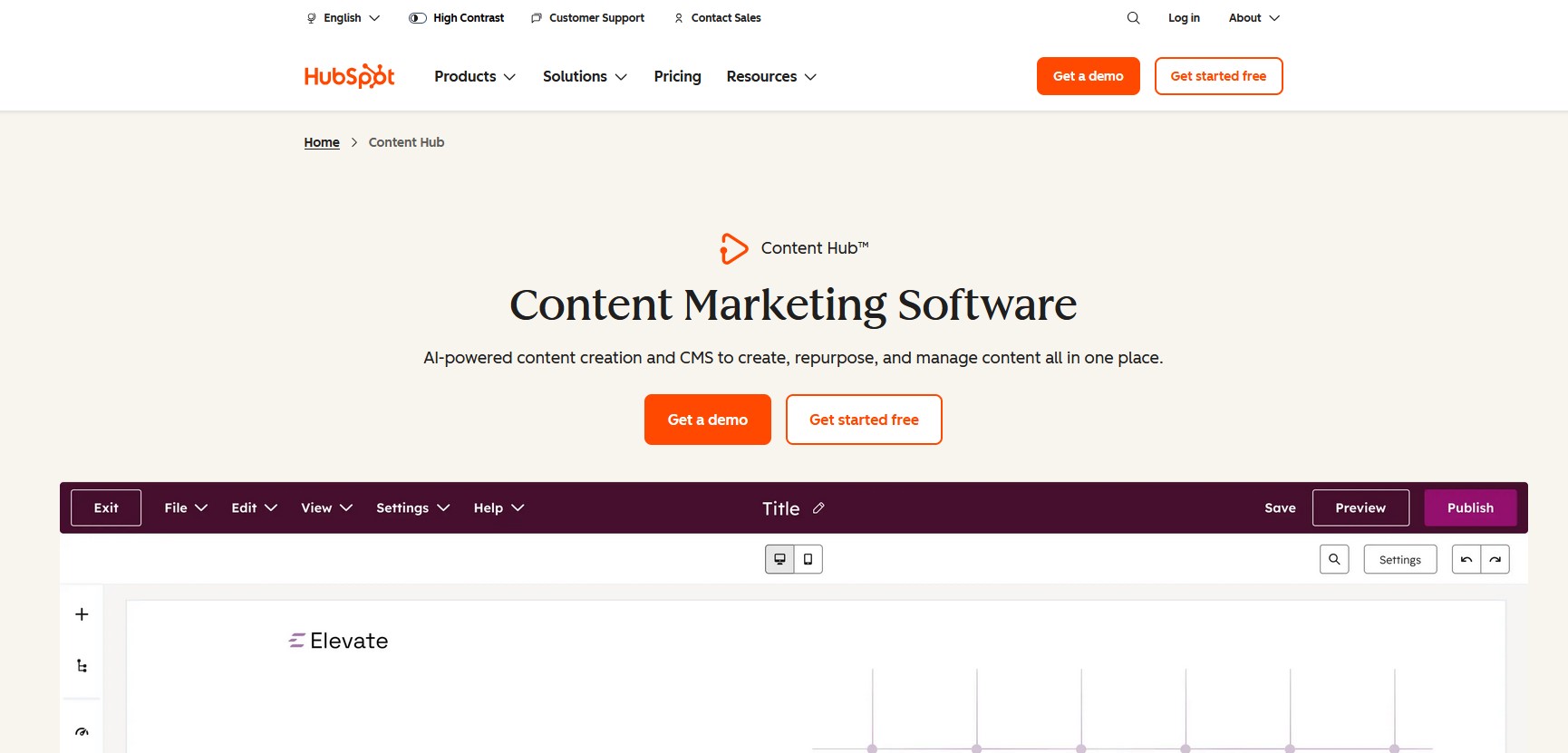 HubSpot Content Hub