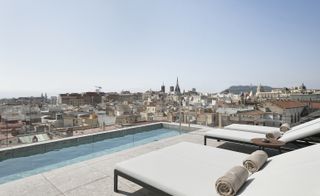 Rooftop terrace with swimming pool