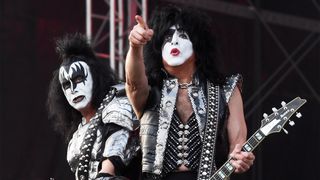 Kiss perform at Tons Of Rock festival at Ekebergsletta on June 27, 2019 in Oslo, Norway.