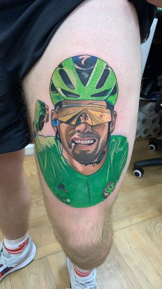 Mark Cavendish tattoo