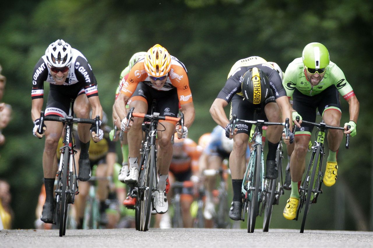 The sprint for the line