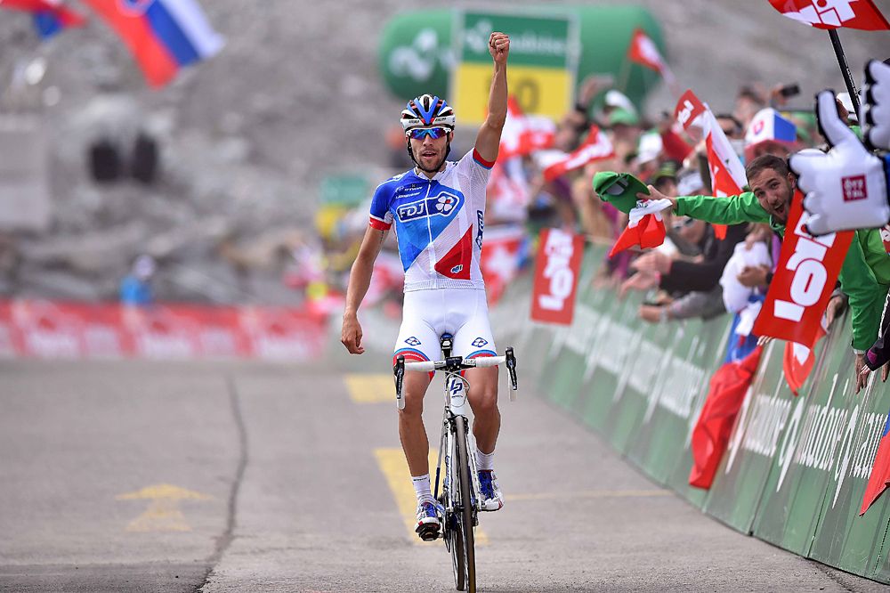 Thibaut Pinot (FDJ) wins stage 5 on the Rettenbachgletscher