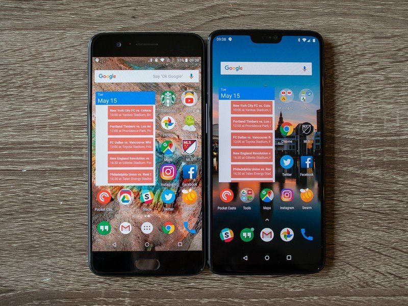 OnePlus 6 vs. OnePlus 5