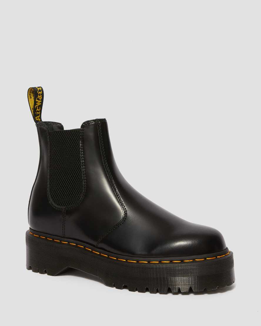 Dr Martens 2976 Smooth Leather Platform Chelsea Boots