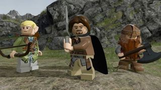 A screenshot from Lego The Lord of the Rings