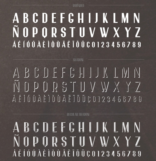 Free font: Garnata