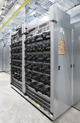 Google data center rack
