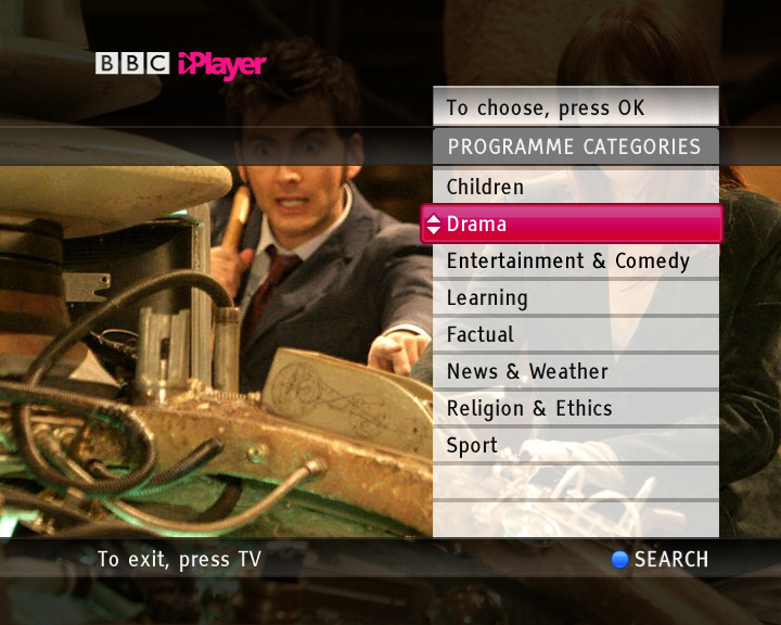 iPlayer sticks to the BBC specifications