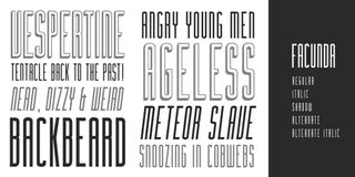 Free fonts: Facunda