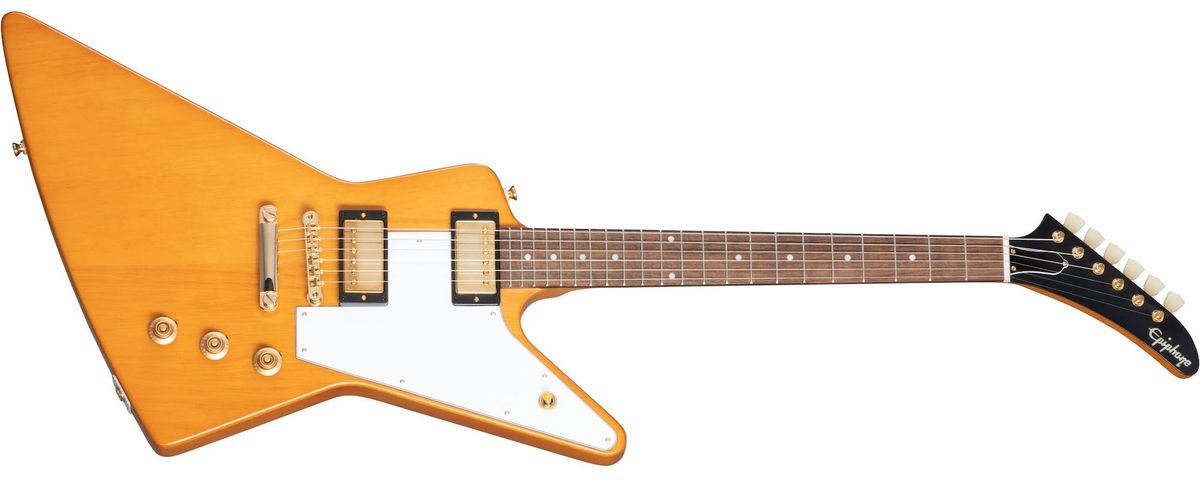 Epiphone's 1958 Korina Explorer guitar
