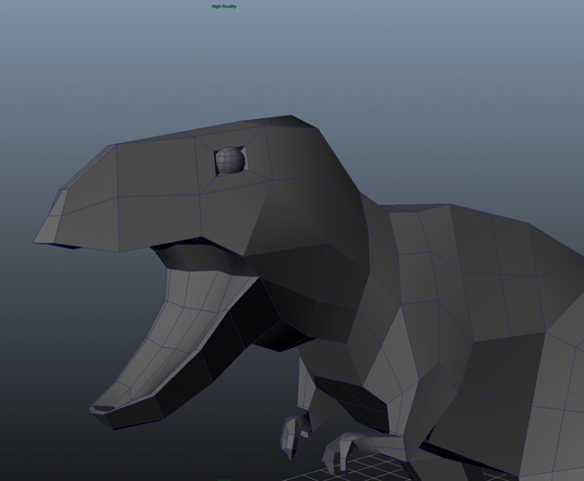 How to create a realistic 3D dinosaur