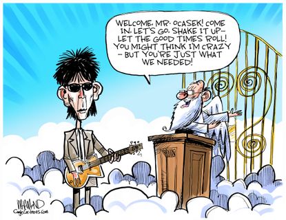 Editorial Cartoon U.S. Ric Ocasek Cars RIP&nbsp;