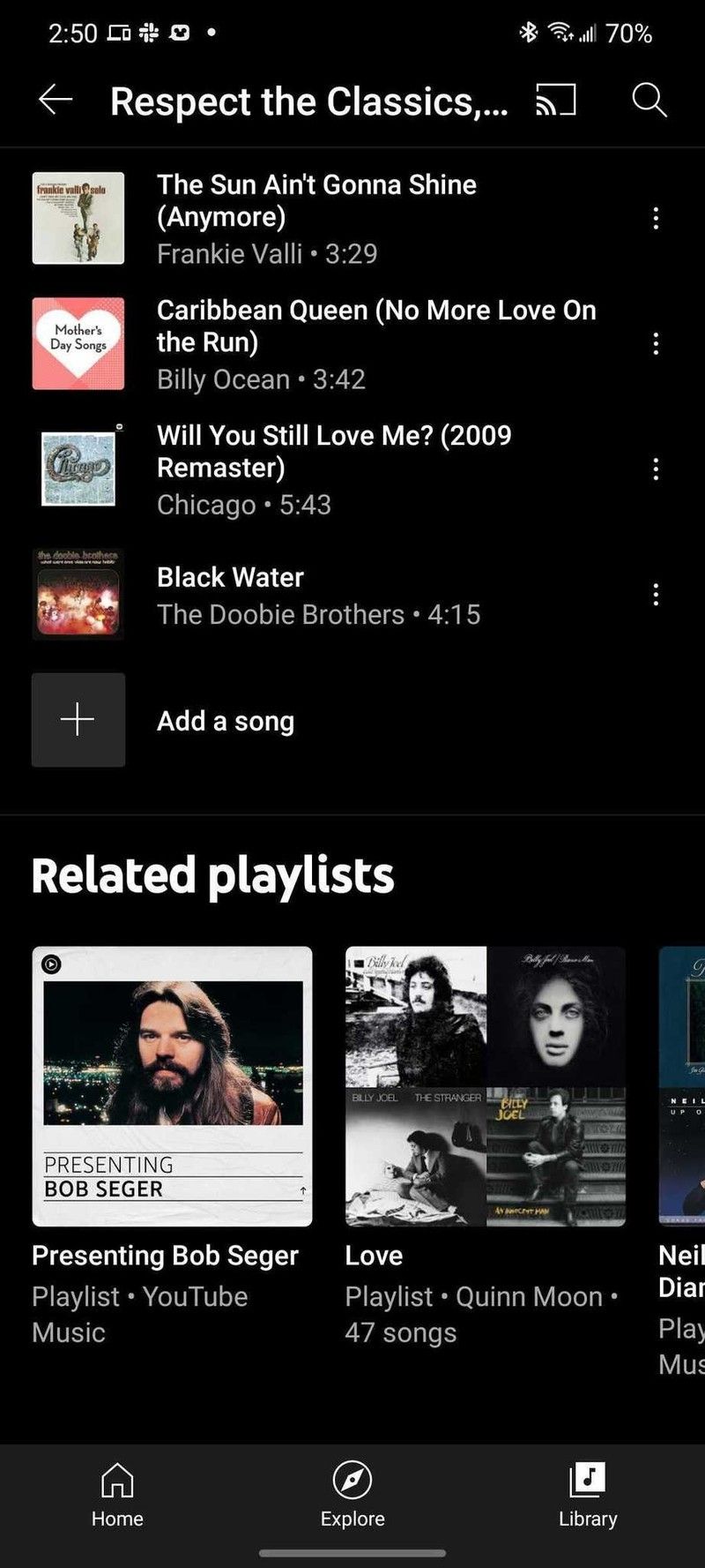 Youtube Music Related Playlists