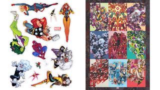 Marvel Art of Russell Dauterman; Marvel comic characters