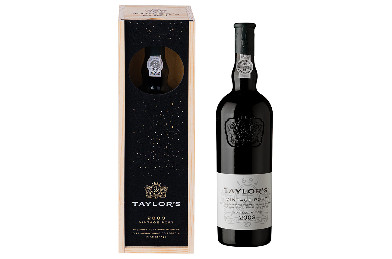Taylor's 2003 Vintage Port gift box