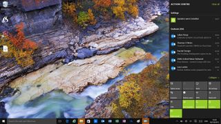 Windows 10 Action Centre