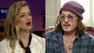 Heard's appearnce on 'The Late Late Show,' and Johnny Depp appearing on Castle Fine Art's YouTube Channel.