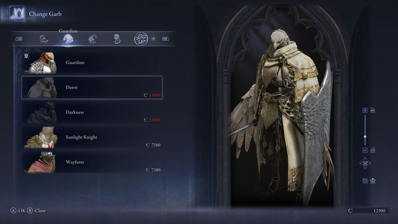 Elden Ring Nightreign outfits - Dawn Guardian