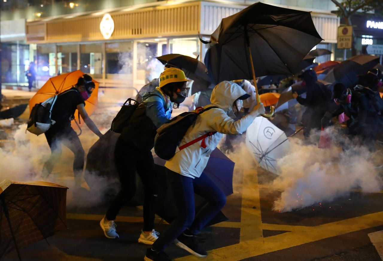 Hong Kong protests.