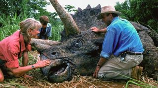 An image from Jurassic Park