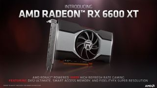 AMD Radeon RX 6600 XT press deck