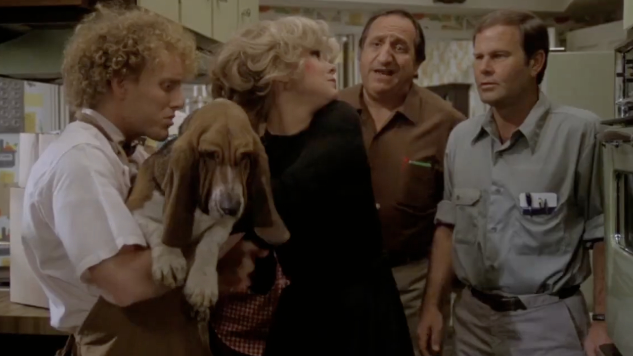 Annabel (in Ellen's body) dealing with the delivery boy, the drapery man, and the mechanic.