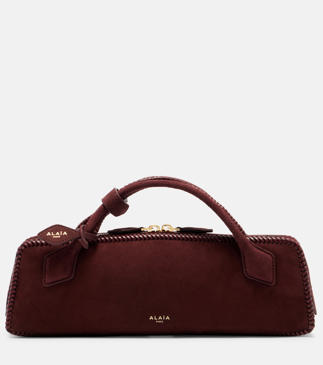 Le Teckel Small Suede Clutch