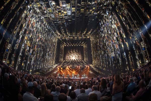 Eagles onstage at Sphere in Las Vegas