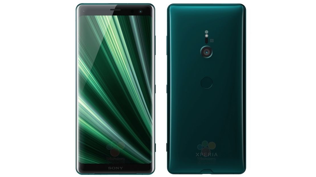 The Sony Xperia XZ3 in Forest Green. Credit: WinFuture
