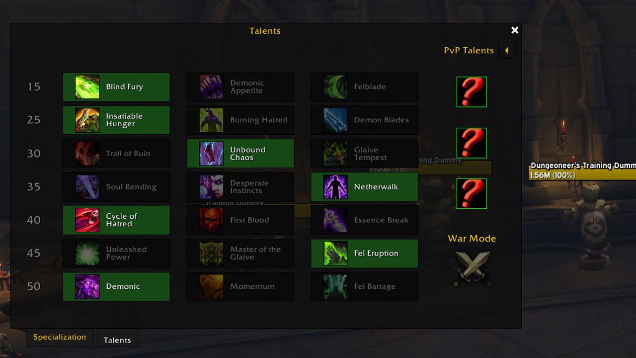 Dragonflight talent tree